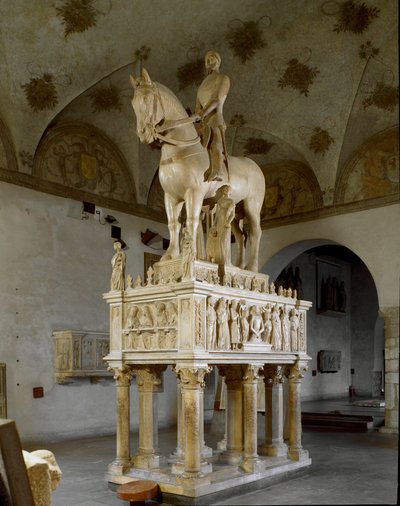 Monument équestre en hommage à Bernabo Visconti (sculpture) - Bonino da Campione