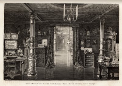 Le cabinet de travail de l