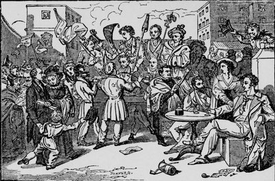 Une Élection Factice dans la Prison de Kings Bench, vers 1828, 1912 - Bonner