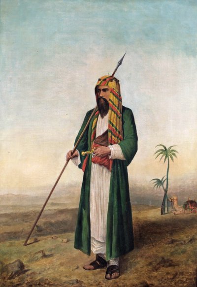 Sir Richard Burton en habit arabe, vers 1853 - Borgo Caratti