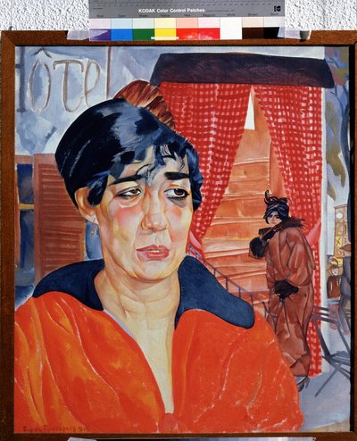 Concierge à Paris. Œuvre de Boris Dmitryevich Grigoriev (1886-1939) - Boris Dmitrievich Grigoriev