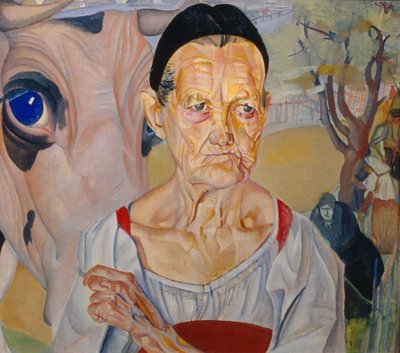 Laitière du cycle Les visages de Russie - Boris Dmitrievich Grigoriev