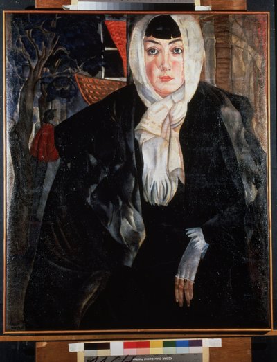 Portrait de femme - Boris Dmitrievich Grigoriev