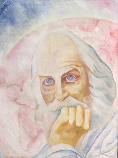 Portrait de Walt Whitman (1819-92) - Boris Dmitrievich Grigoriev