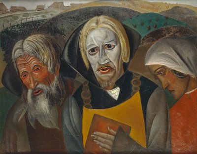 Vasili Kachalov en Tsar Fyodor Ioannovich, 1923 - Boris Dmitrievich Grigoriev