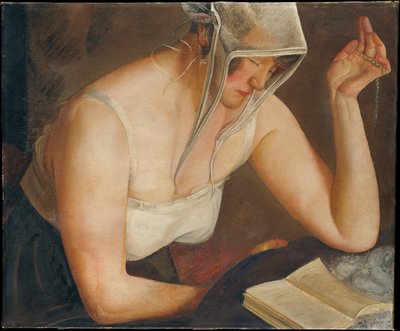Femme lisant, vers 1922 - Boris Dmitrievich Grigoriev
