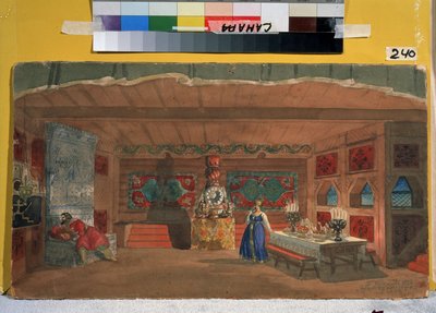 Décor préparatoire pour l