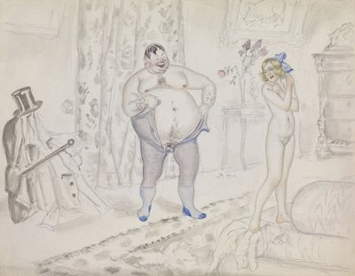 Rendez-vous tardif - Boris Mikhailovich Kustodiev