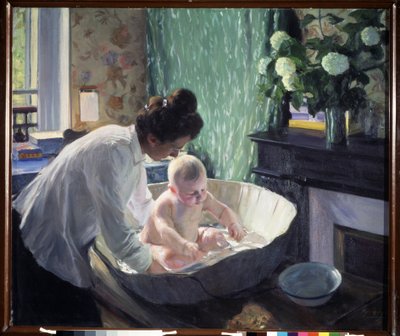 Le matin - Boris Mikhailovich Kustodiev
