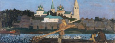Sur la Volga, 1906 - Boris Mikhailovich Kustodiev