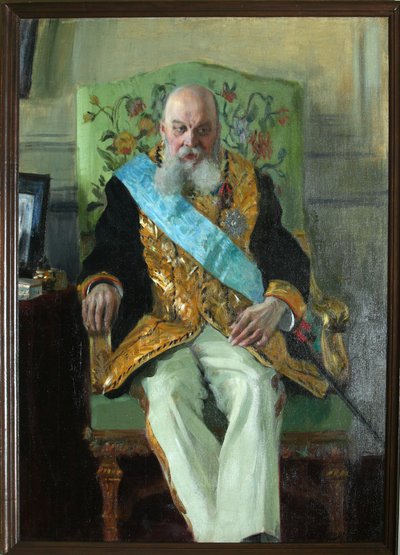 Portrait du comte Dmitri Martynovich Solski 1833-1910, 1908 - Boris Mikhailovich Kustodiev