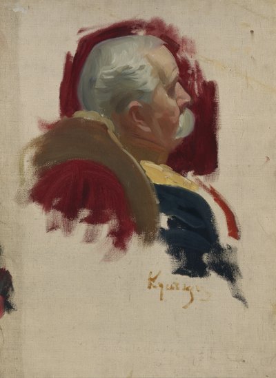 Portrait de Peter Alexandrovich Saburov 1835-1918, 1902-1903 - Boris Mikhailovich Kustodiev