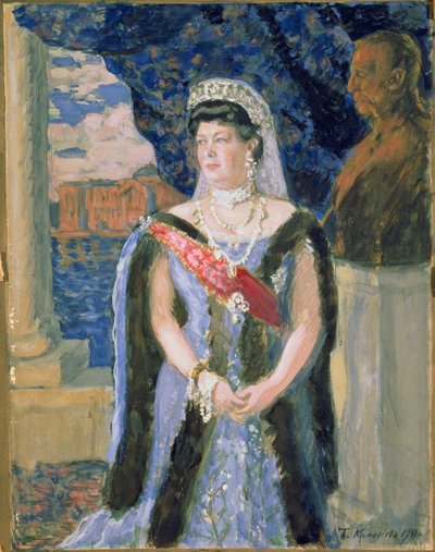 Portrait de la grande-duchesse Maria Pavlovna, 1911 - Boris Mikhailovich Kustodiev