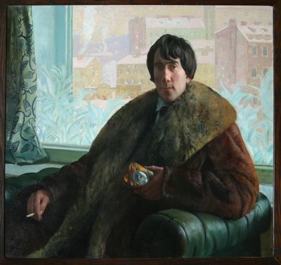 Portrait du sculpteur et architecte Isidor Zolotarevsky 1885-1961, 1922 - Boris Mikhailovich Kustodiev
