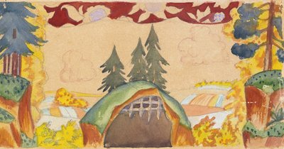Décor de scène pour l
