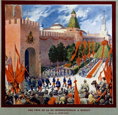 Célébration de la Troisième Internationale à Moscou - Boris Vasilievich Zvorykin