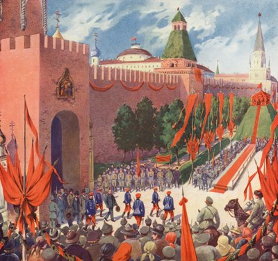 Festival commémorant la Troisième Internationale Communiste à Moscou - Boris Vasilievich Zvorykin