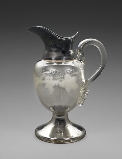 Pichet, vers 1865-1871 - Boston Silver Glass Company
