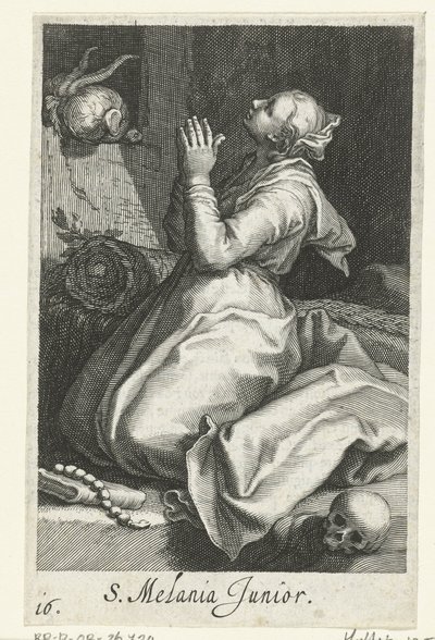 Sainte Mélanie la Jeune en ermite - Boëtius Adamsz. Bolswert
