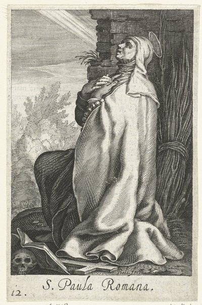 Sainte Paule de Rome en ermite - Boëtius Adamsz. Bolswert