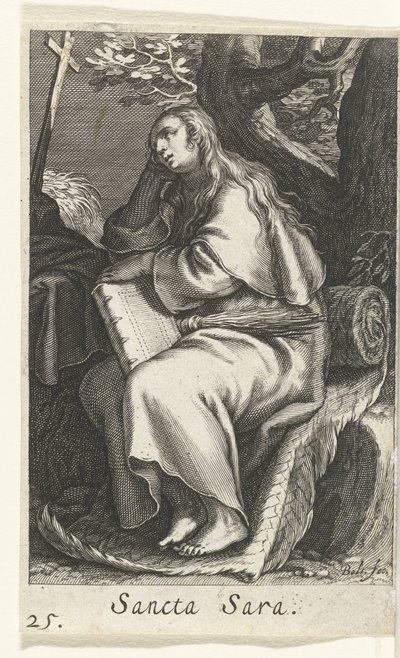 Sainte Sara de Libye - Boëtius Adamsz. Bolswert