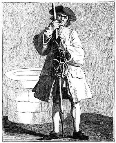 Un nettoyeur de puits - Bouchardon