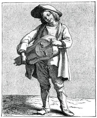 Un joueur de vielle, 1737-1742 - Bouchardon