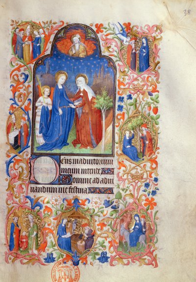 Ms 469 La Visitation, des Heures Boucicaut, vers 1410 - Boucicaut Master