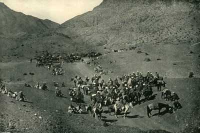 Caravane passant par le col de Khyber, 1901 - Bourne and Shepherd