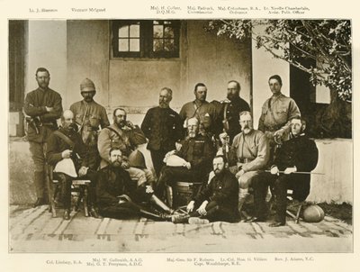 État-major du général Roberts, expédition de Kandahar, vers 1880, 1901 - Bourne and Shepherd