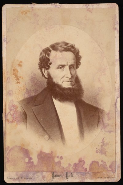 Portrait de James Lick 1796-1876, avant 1876 - Bradley and Rulofson