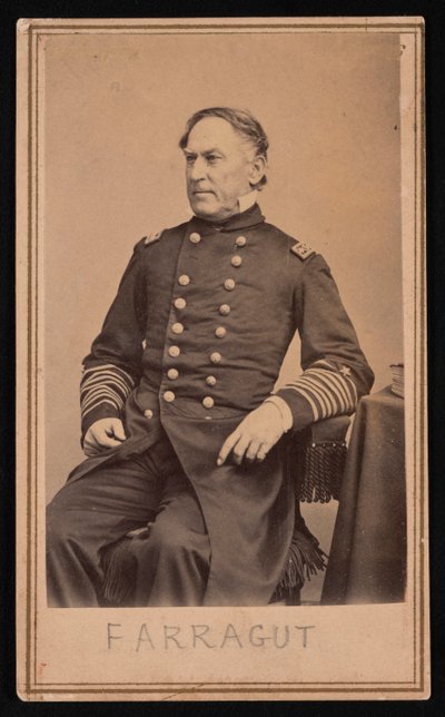 Portrait de David Glasgow Farragut 1801-1870, avant 1870 - Brady