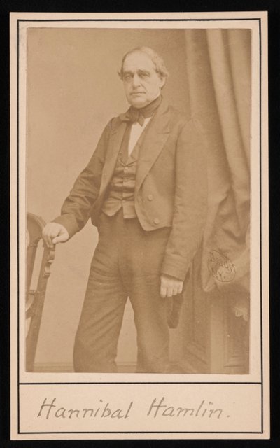 Portrait de Hannibal Hamlin, 1857 - Brady