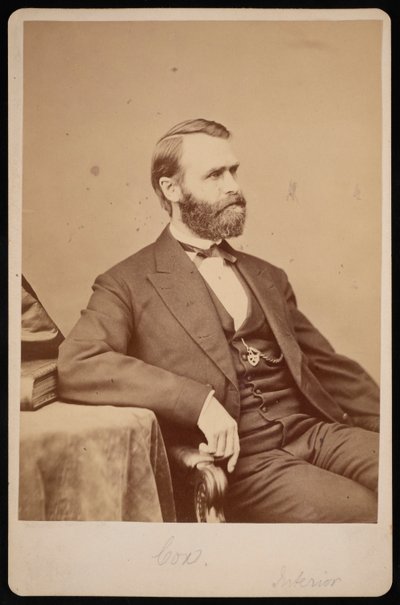 Portrait de Jacob Dolson Cox 1828-1900, avant 1900 - Brady