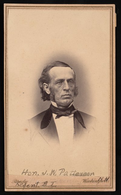 Portrait de James Willis Patterson 1823-1893, avant 1869 - Brady