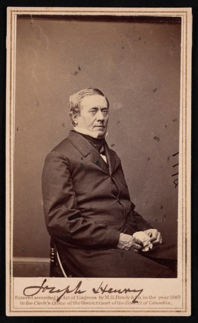 Portrait de Joseph Henry 1797-1878 - Brady