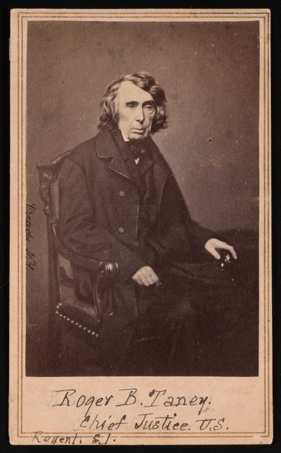 Portrait de Roger Brooke Taney, avant 1864 - Brady