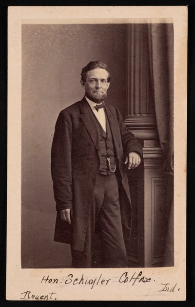 Portrait de Schuyler Colfax 1823-1885, avant 1885 - Brady