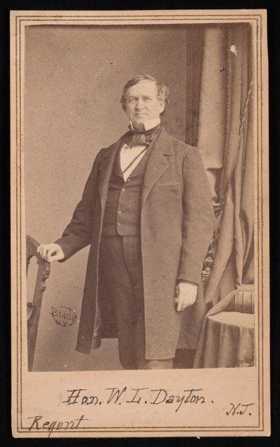Portrait de William Lewis Dayton 1807-1864, avant 1864 - Brady