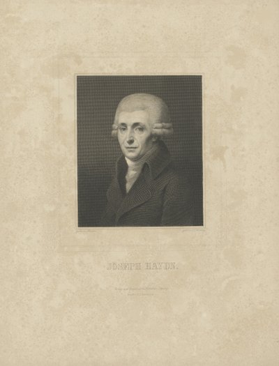 Portrait du compositeur Joseph Haydn 1732-1809, c. 1827 - Breitkopf and Härtel