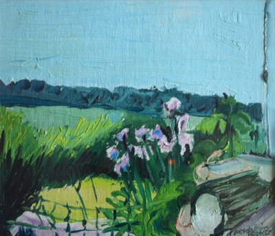 Iris dans le jardin - Brenda Brin Booker