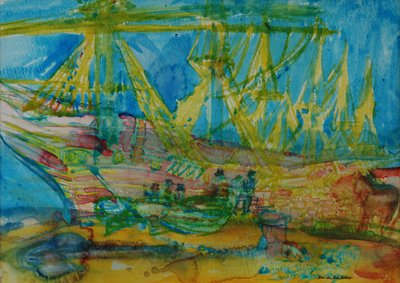 Marins avec un cheval - Brenda Brin Booker