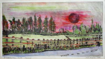 Coucher de soleil, Hedgerley Green - Brenda Brin Booker
