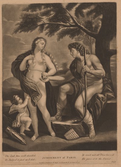 Jugement de Paris - British 18th Century