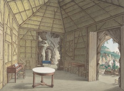Salle à manger, Villa Barbaja, Naples, 1800-1870 - British Anonymous 19th Century.
