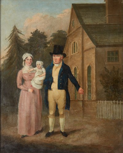 Portrait de groupe de Jasper Ryles et sa famille - British School