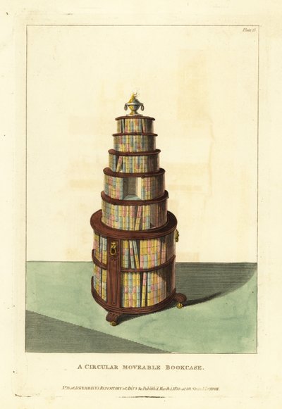 Bibliothèque circulaire mobile - British School