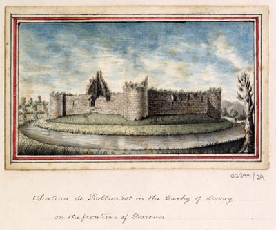 Une série de croquis, vues en Grande-Bretagne, sur le Continent et en Amérique 1772-1778 - British School