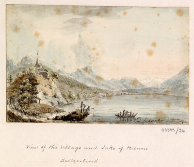 Une série de croquis, vues en Grande-Bretagne, sur le continent et en Amérique 1772-1778 - British School