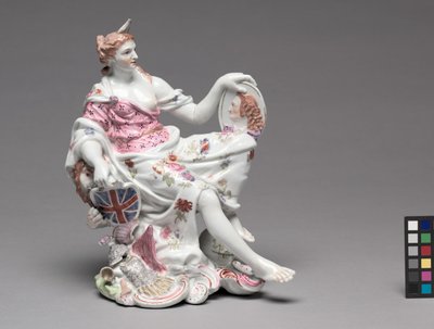 Britannia, Manufacture de porcelaine de Longton Hall, vers 1756 - British School